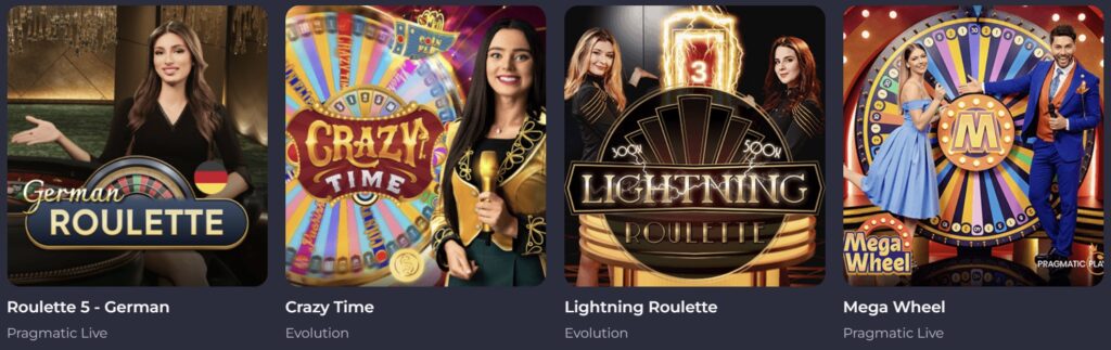 Προεπισκόπηση των ζωντανών παιχνιδιών Rolling Slots
